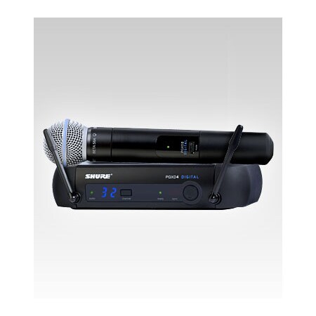 Shure Digital Wireless System Withbeta 58A Handheld Transmitter PGXD24/BETA58-X8